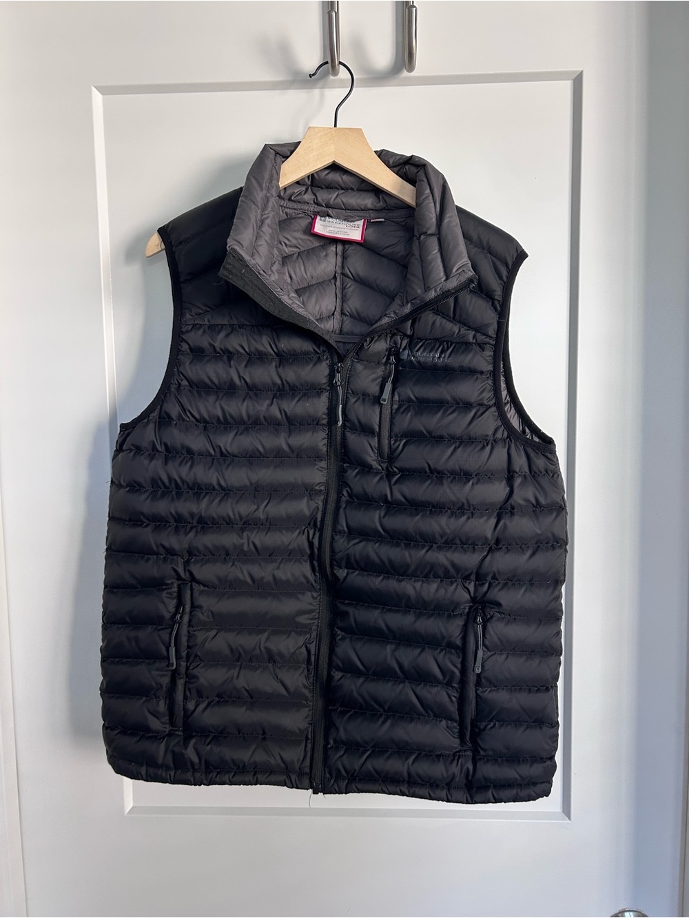 Warehouse Black Quilted Puffer Vest